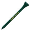 1000 Personalized Custom Wood Golf Tees - 1 Color Imprint 3-1/4" Dark Green view 1