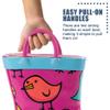 NORTY Rubber Rain Boots for Kids - Waterproof Rubber Boots Boys and Girls Solid & Printed Rainboots for Toddlers and Kids - Chicks Fuchsia Turquoise view 3