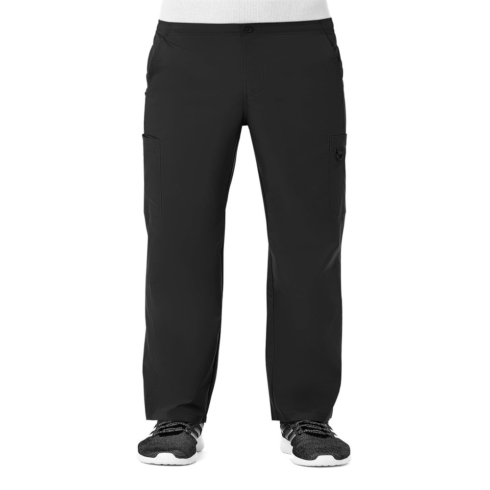 EON Maevn Men's Half Elastic 8-Pocket Cargo Pant(Black, XX-Small)