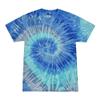 100% Cotton Colorful Tie Dye Vibrant Shirt, Blue Jerry, Medium view 1