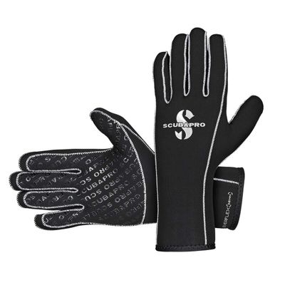 SCUBAPRO Everflex 3 mm Diving Glove (Small, Black)