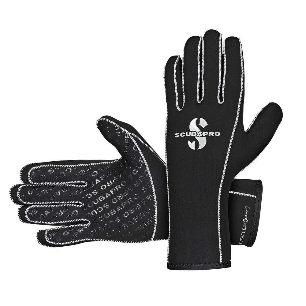 SCUBAPRO Everflex 3 mm Diving Glove (Small, Black)