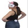 Jacobson Hat Company Women's Bunny Mask with Tail Set Adult Costume, White, Adjustable view 1
