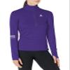 Salomon Women's Lightning HALF ZIP Mid , Deep Blue, XX-Large view 1