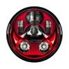 Eagle Lights 5.75 inch Red LED Projection Headlight - Generation III for Harley Sportster, Indian Scout (Red) view 1