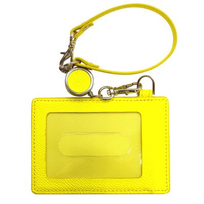  Franklin Planner Color Noblessa II Single Pass Case with Reel Yellow 63808