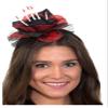 Jacobson Hat Company Women's Rose Headband with Skeleton Hand Adult Costume, Black, Adjustable view 3