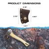 Axe Blade Cover Leather view 4