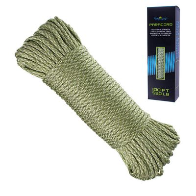 550 Paracord Bracelet Parachute Cord - 7 Strand Type III Paracord Rope (ACU Digital Foliage)