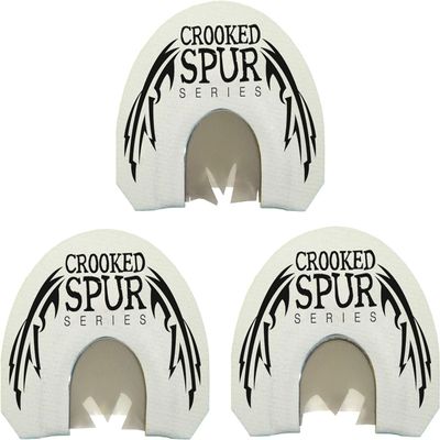 FOXPRO Ghost Spur Turkey Call Combo Pack White Includes 3 Diaphragm Mouth Calls