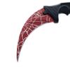 Falcon CSGO-Inspired 7.5" Curved Fixed Blade Utility Knife with Sheath and Cord  Stainless Steel Outdoor Knife for Camping, Hiking, Collecting & Everyday Tasks view 3