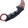 Falcon CSGO-Inspired 7.5" Curved Fixed Blade Utility Knife with Sheath and Cord  Stainless Steel Outdoor Knife for Camping, Hiking, Collecting & Everyday Tasks view 4