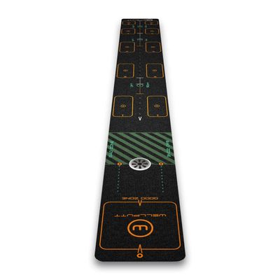 WELLPUTT - Golf Putting Training Mat - 10ft First