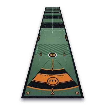 WELLPUTT - Golf Putting Training Mat - 13ft Green