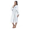 Northwest NFL Detroit Lions Adult Unisex Silk Touch Bathrobe, Large/X-Large, White, Officially Licensed Loungewear, Soft Plush Polyester view 1