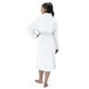 Northwest NFL Detroit Lions Adult Unisex Silk Touch Bathrobe, Large/X-Large, White, Officially Licensed Loungewear, Soft Plush Polyester view 3