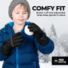 Tough Outdoors Kids Winter Gloves - Warm Kids Snow Gloves Toddler Boys Girls & Up - Winter Ski Glove Kid Waterproof Insulated view 4