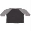 RABBIT SKINS Toddler Fine Jersey Raglan 3/4 Sleeve Baseball Tee, Vintage Smoke/Granite Heather, 3T view 4