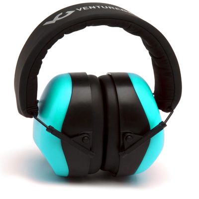 Venture Gear VG80 Series Adult Hearing Protection Earmuff, Teal, VG Clamshell, One Size (VGPM8063C)