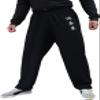 Kung Fu Pants Tai Chi and Wing Chun Bottoms Style for Women and Men Martial Arts Trousers Light and Smooth (WC Black Size S) view 1