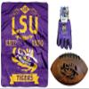 NCAA LSU Tigers 3-Piece Sports Fan Kit, Purple, 50" X 60"/9" view 1