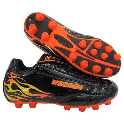 Vizari Blaze FG Soccer Shoe (Infant/Toddler/Little Kid), Black/Orange, 3 US Infant