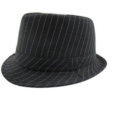 Hooyi Baby Boy Girl Fedora Jazz Hat Plaid Pot Cap (Dark Grey)