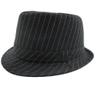 Hooyi Baby Boy Girl Fedora Jazz Hat Plaid Pot Cap (Dark Grey) view 1