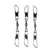 ZENRICK Barrel Fishing swivels with Double Safety Snaps Bass Fishing Tackle swivels snap 4/0#_113mm(4.45")_Test:50kg(130lb)_50pcs view 2