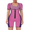 NonEcho Neoprene Sweat Sauna Suit Shaper for Women Slimming Full Body Shapewear Waist Trainer Workout Top with Sleeve view 1
