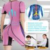 NonEcho Neoprene Sweat Sauna Suit Shaper for Women Slimming Full Body Shapewear Waist Trainer Workout Top with Sleeve view 4