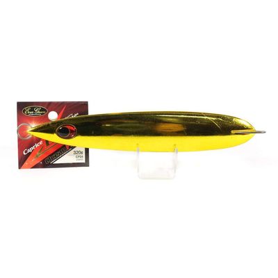 Evergreen CP24 Metal Jig, Capris Edge, 7.3 inches (18.6 cm), 11.8 oz (320 g), 24K Gold