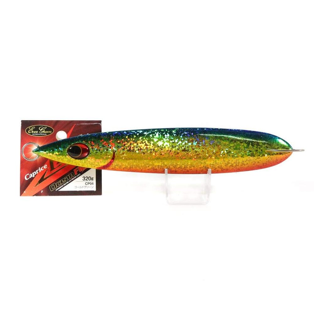Evergreen CP04 Metal Jig, Capris Edge, 7.3 inches (18.6 cm), 11.8 oz (320 g), Gold Green