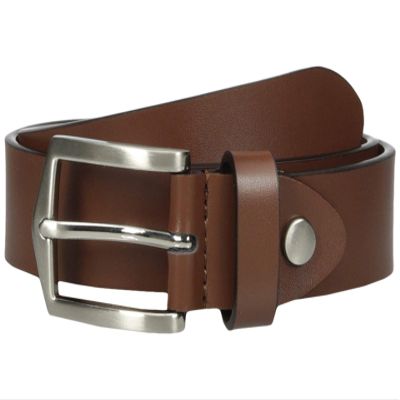 Florsheim 30 mm Leather Boy's Belt Brown 22