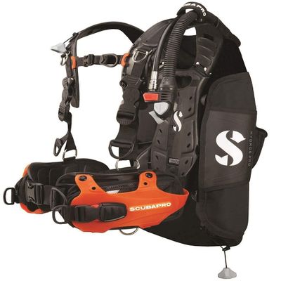 SCUBAPRO Hydros Pro Men's BCD w/Balanced Inflator-Orange Medium