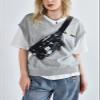 HotStyle 521s Fashion Fanny Pack, Small Waist Bag for Hiking, Cross Body Style Cute for Women, Kids & Girls, Japanes Crane view 2