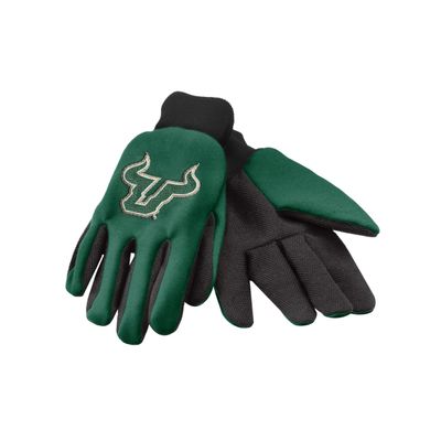 FOCO Forever Collectibles South Florida Bulls NCAA Utility Gloves - Colored Palm