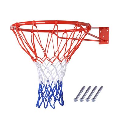 FixtureDisplays Wall Mount Basketball Rim Hoop Basketball Hoop Basketball Goal 17.8" Diameter Wall Mount Plate 2.75X3.25" Mount Position 16937-NF