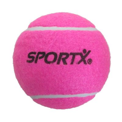 Sportx 0724037 Tennis Ball Pressurized Tennis Ball 1 pc(s) - Tennis Balls (Pressurized Tennis Ball, L, Pink, 1 pc(s), CHN, 13 cm)