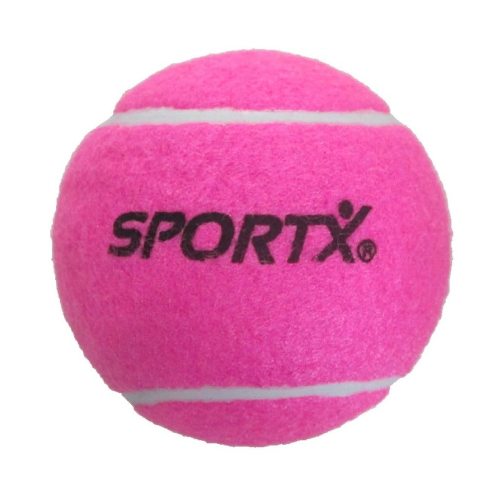 Sportx 0724037 Tennis Ball Pressurized Tennis Ball 1 pc(s) - Tennis Balls (Pressurized Tennis Ball, L, Pink, 1 pc(s), CHN, 13 cm)