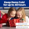 Cooler Shock Reusable Ice Packs for Coolers - 5 Ice Packs for Lunch Bags - Long-Lasting Cold Freezer Packs for Lunch Boxes - Cooler Accessories for School, Beach & Fishing - Camping Gifts view 4