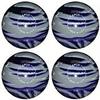 BuyBocceBalls - EPCO Candlepin Bowling Balls - Marbleized - Purple, Grey & White (4 1/2 inch- 2lbs. 7oz.) - 4 Balls - Made in USA view 3
