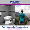 PIBELLA Travel Female Urination Device + Portable Urinals for Women, Camping Hiking, Outdoor Activities & More (Reusable), Green view 3