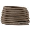 DELELE Round Cotton Waxed Shoelaces: 7/50 Inches Dark Gray Dress Shoe Laces for Boot 2 Pair 39 inch view 1