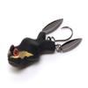 Jackson Minnow Carl Blade, 1.4 inches (35 mm), 0.1 oz (3.5 g), Black Frogs KRG Lure view 1
