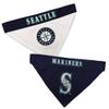 Pets First MRN-3217-L-XL MLB Seattle Mariners Reversible Pet Bandana, Large/X-Large, MLB Team Color view 1