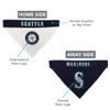 Pets First MRN-3217-L-XL MLB Seattle Mariners Reversible Pet Bandana, Large/X-Large, MLB Team Color view 3