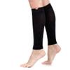 VIM & VIGR Nylon 15-20 mmHg Graduated Compression Leg Sleeves (Black Solid, Unisex L/XL) view 1