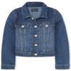 The Children's Place girls Basic Denim Jacket, Azure Wash, Medium US view 1