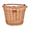 KLICKfix Unisex - Adult Rear Wheel Wicker Basket 2128053610 Rear Wheel Wicker Basket, Black, 47 x 37 x 26 cm view 2
